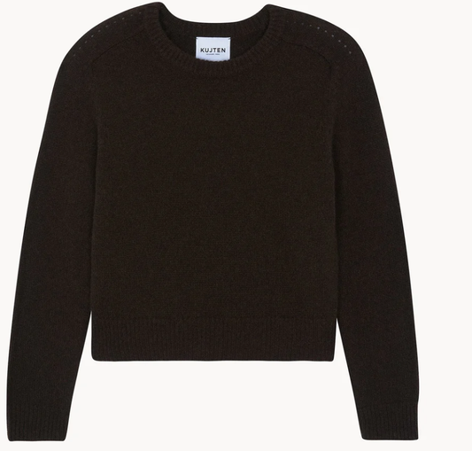 spalla martello girocollo F3906 CAROLINE 2261 MARRON KUJTEN 