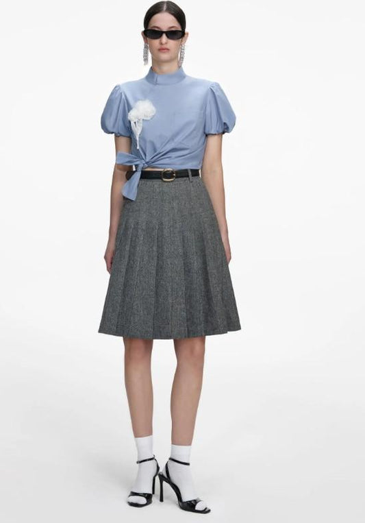 cotone mc RS26-552T.BL BLUE SELF-PORTRAIT 