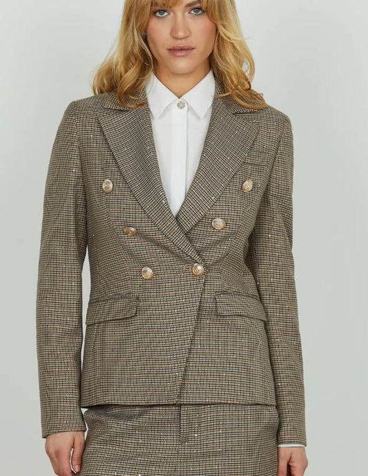 doppioppetto pailettes check BELSA-PIE BISCUIT RELISH 