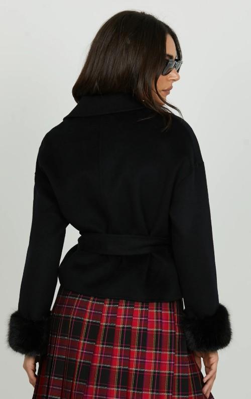 corto ecopelo cintura SAN PAOLO BLACK RELISH 