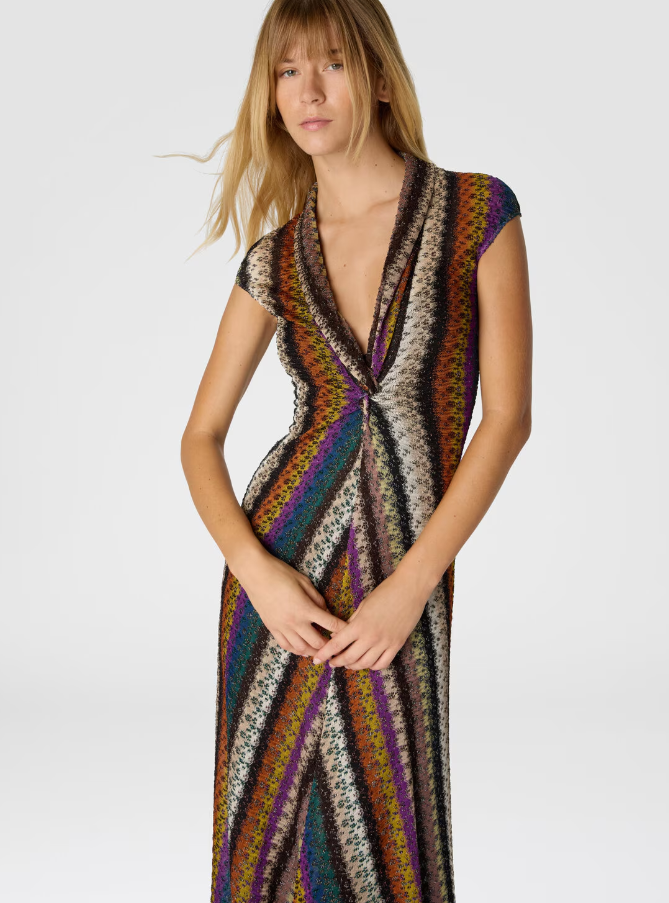lungo v rashel lamè DS25WG2E BR012OS72LE MISSONI 