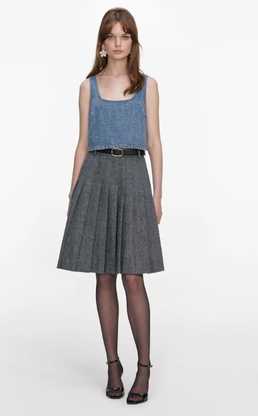 demin cristalli RS26-826-BL BLUE SELF-PORTRAIT 