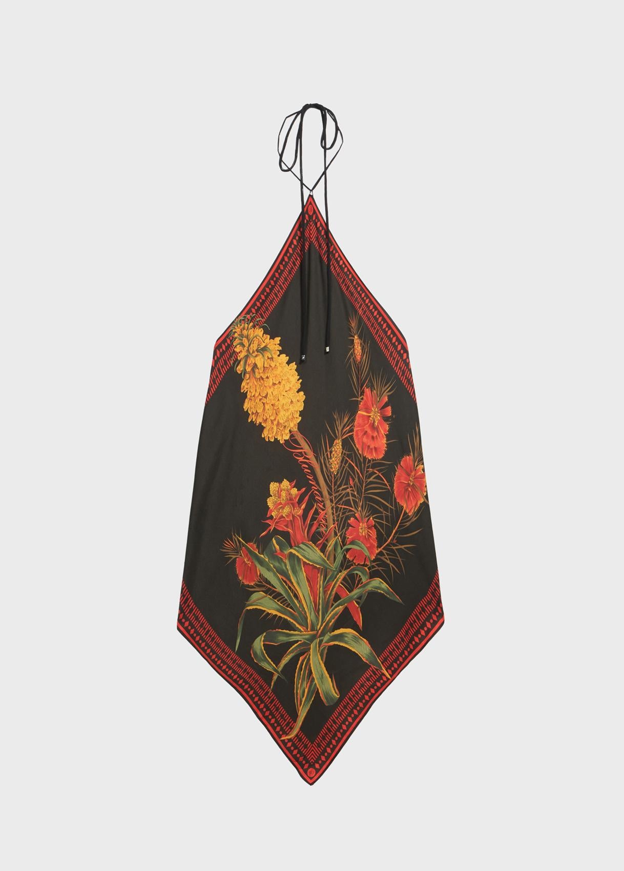  P622C438A F9904 BLACK/FLAME ORANGE BLUMARINE 