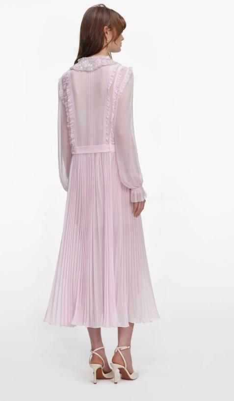long dress RS26-034M-P PINK SELF-PORTRAIT 
