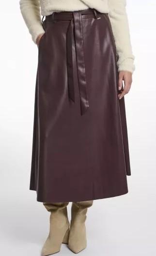 ecopelle lunga fusciacca CHELSEA CHOCOLATE BEAN RINO&PELLE 